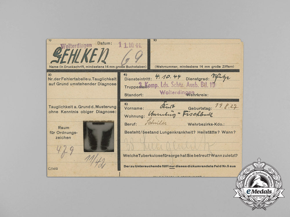 1944_medical_papers&_documents_wehrmacht_signals_battalion_aa_6875