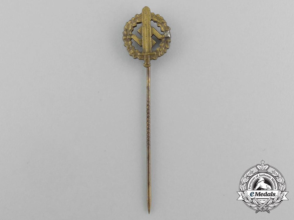 a_miniature_bronze_grade_sa_sports_badge_stick_pin_aa_7162