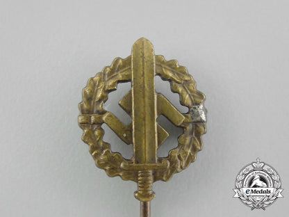 a_miniature_bronze_grade_sa_sports_badge_stick_pin_aa_7163