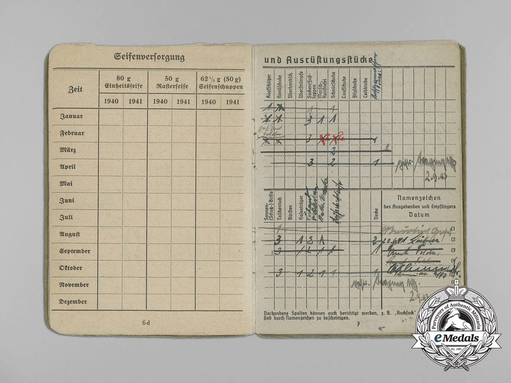 a_soldbuch_to_wehrmacht_heer_infantry_obergefreiter_josef_hohlmeier_aa_7202