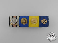A First War Army Long Service In The Reserves Ribbon Bar