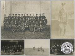 Six First War Royal Flying Corps (Rfc) Airmen Photographs