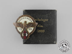 A Cased 1939 Victors Badge Of The District Level National Trade Competition Badge