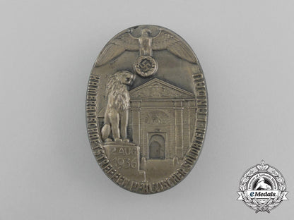 a1936_platz-_landau_region_meeting_of_war_comrades_badge_aa_7434