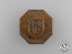 A 1935 “With A.h. Against Hunger And The Cold” Donation Badge