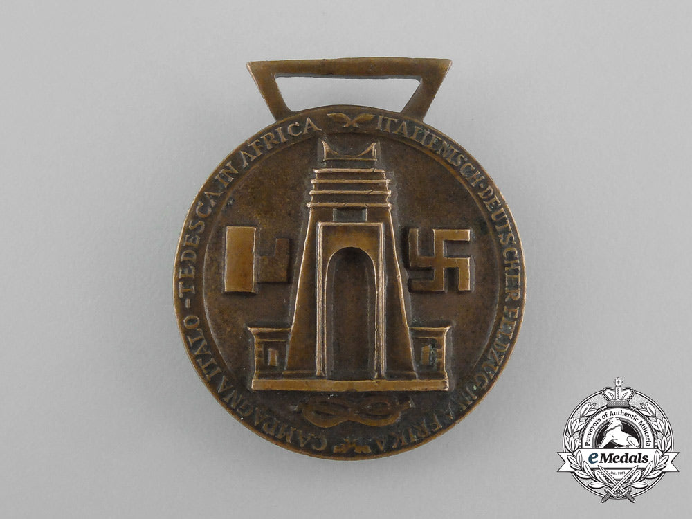 a_german-_italian_africa_campaign_medal_with_matching_medal_ribbon_bar_aa_7663