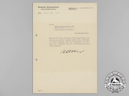 a_large_document_collection_to_policeman&_gestapo_member_in_yugoslavia,_walter_heuer_aa_7849