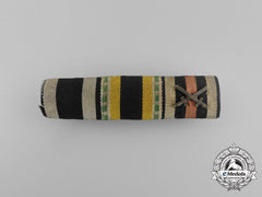 A First War Saxon War Merit Medal Ribbon Bar