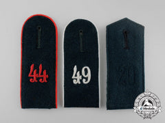 A Grouping Of Three Wehrmacht Shoulder Boards