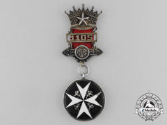 An Order Of St. John Breast Badge On A Suspension