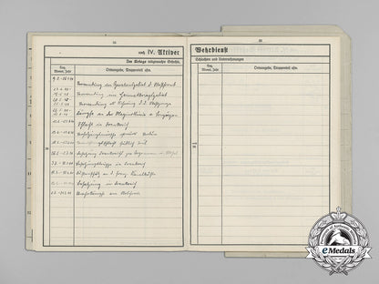 a_military_record_book_of_gefreiter_fanger;_invasion_of_france_aa_8072
