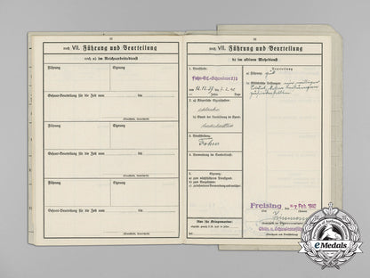 a_military_record_book_of_gefreiter_fanger;_invasion_of_france_aa_8073