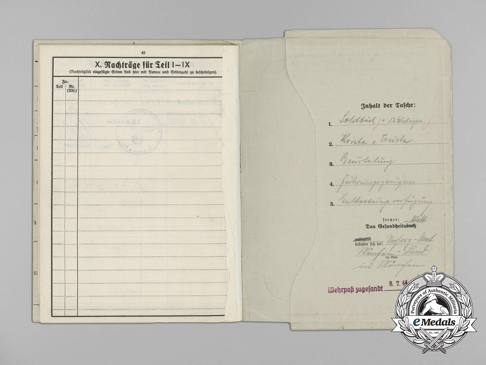 a_military_record_book_of_gefreiter_fanger;_invasion_of_france_aa_8075