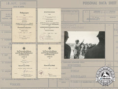 Germany, Heer. A Gold Grade Wound Badge & Ek Group To Hauptmann Pow Of 473Rd Grenadiers