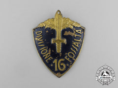 Italy. An 17Th Infantry Division "Fossalta" (17° Divisione Fossalta) Sleeve Badge