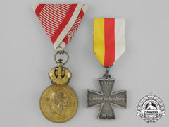 Two Austrian Medals & Awards