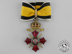 A Bulgarian Military Merit Order; Commander With Imperial Crown (1900-1937)