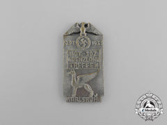 A 1933 Karlsruhe National Socialist Borderlands Meeting Badge By K. Schenkel
