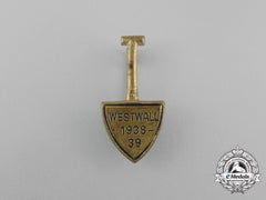 A 1938/39 Westwall Construction Participation Badge