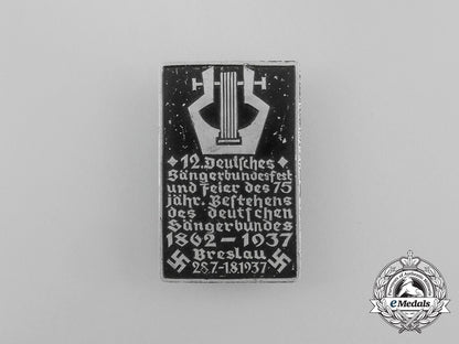 a1937_breslau12_th_sängerbund_festival_and_celebration_of_its75_anniversary_badge_aa_8422