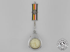A Third Reich Period Pocket Watch By Karl Travnik In A Protective Case