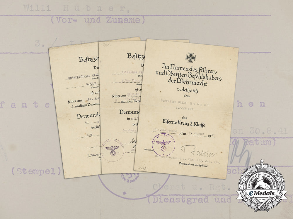 germany,_heer._a_gold_grade_wound_badge_document_group,_leningrad_combatant_aa_8492