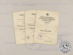 Germany, Heer. A Gold Grade Wound Badge Document Group, Leningrad Combatant