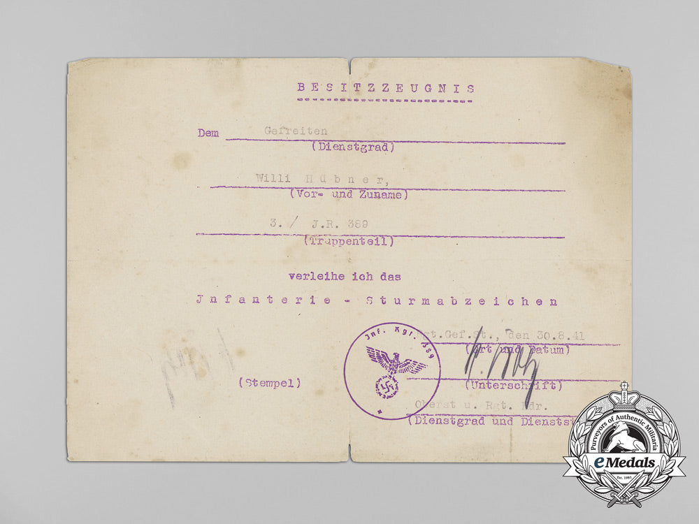 germany,_heer._a_gold_grade_wound_badge_document_group,_leningrad_combatant_aa_8499