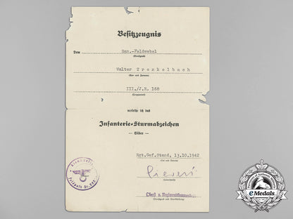 an_infantry_assault_badge_in_silver_to_medical_sergeant_of_infantry_regiment168_aa_8508