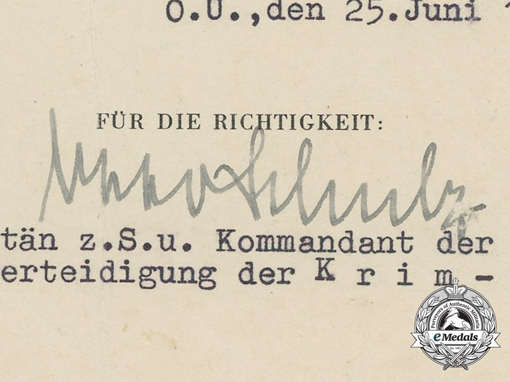 a_crimean_shield&_eastern_front_medal_documents_to_kriegsmarine_radio_operator_hans_kunze_aa_8512