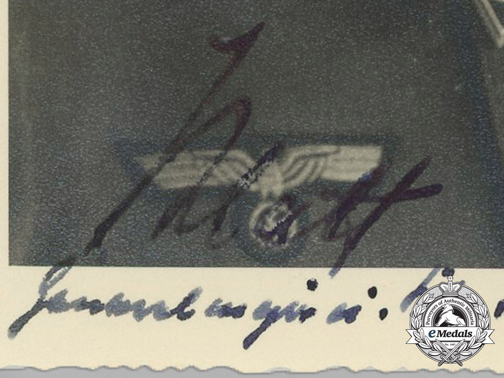 a_signed_wartime_photo_of_oak_leaves_recipient_major_general_paul_klatt_aa_8542