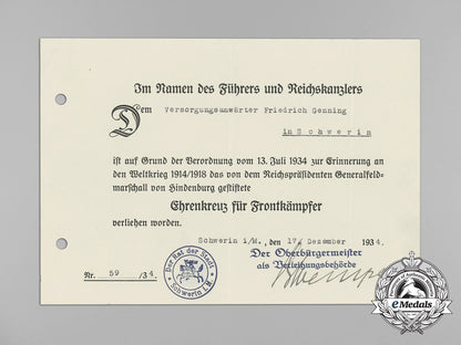 a1934_award_document_for_the_hindenburg_cross_aa_8734