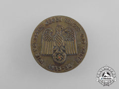 A Third Reich Period Whw “We Are Fighting Against Hunger And The Cold” Donation Badge