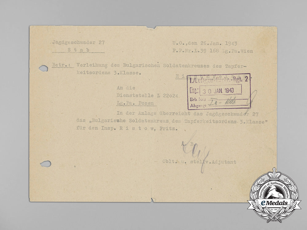 a_bulgarian_soldier_cross_of_bravery3_rd_class&_letter_to27_fighter_wing_aa_9053