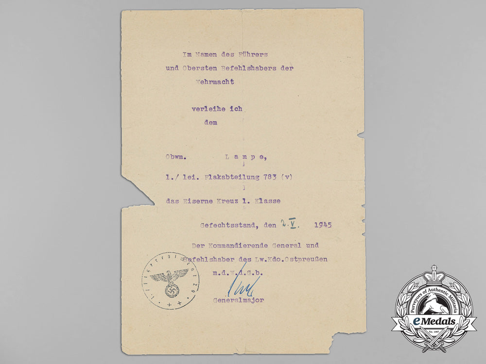 an_iron_cross1_st_class_award_document_to_the1_st_company_of_light_flak_aa_9065