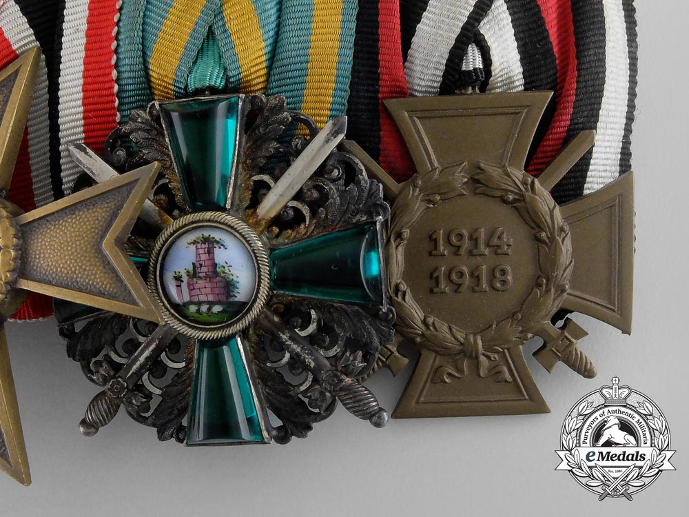 a_fine_first_war_iron_cross&_order_of_the_zähringer_lion_medal_bar_aa_9150