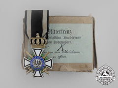 A Prussian House Order Of Hohenzollern; Knight’s Cross With Swords By Wagner
