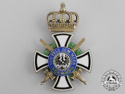 a_prussian_house_order_of_hohenzollern;_knight’s_cross_with_swords_by_wagner_aa_9223