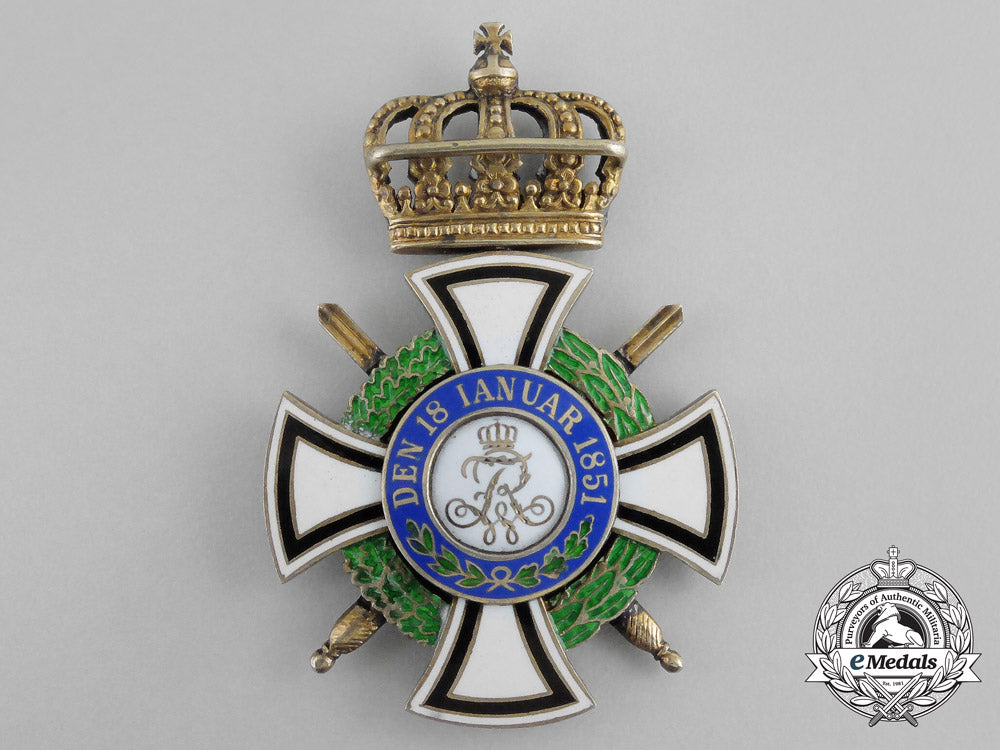 a_prussian_house_order_of_hohenzollern;_knight’s_cross_with_swords_by_wagner_aa_9226