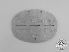 A Wehrmacht Root Kompany Panzer Grenadier Reserve Battalion Id Disc