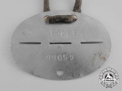 an_unknown_second_war_german_numbered_identification_tag_aa_9585