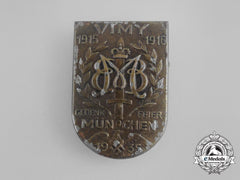 A 1935 Vimy (1915-1916) Memorial Celebration In Munich Badge