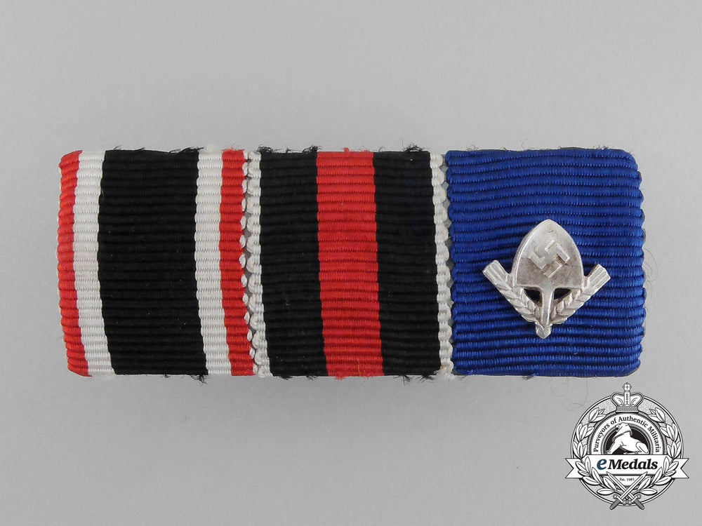 a_parade_mounted_second_war_german_medal_bar_of_three_medals,_awards,_and_decorations_aa_9637