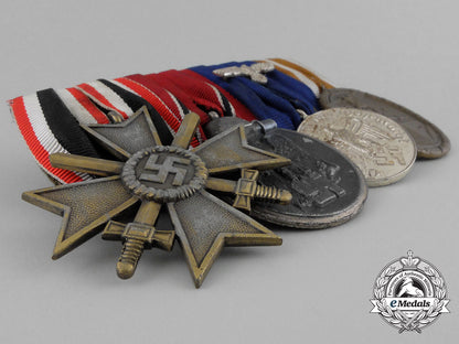 a_parade_mounted_second_war_german_medal_bar_of_four_medals,_awards,_and_decorations_aa_9642