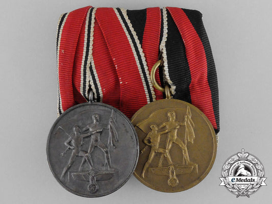 a_parade_mounted_commemorative_austrian_anschluss&_sudetenland_medal_bar_aa_9711