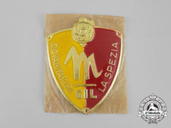 An Italian Gil  Fascist Youth La Spezia Sleeve Badge