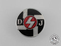 A Dj (German Youths) Membership Badge By Fritz Zimmermann