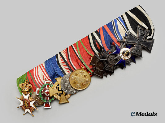 germany,_imperial._the_first_war_medal_bar_of_bavarian_stabsarzt_josef_meier_ai1_0778_1