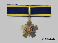 China, Republic. An Imperial Order Of The Double Dragon, Ii Class, Grade Two Neck Badge,  C.1900