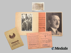 Germany, Hj. A Mixed Lot Of Youth Organization Documents